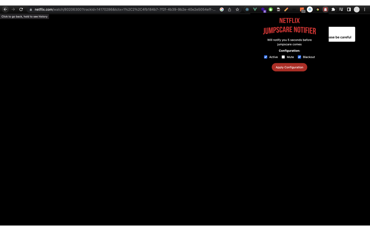 Netflix Jumpscare Notifier chrome谷歌浏览器插件_扩展第3张截图