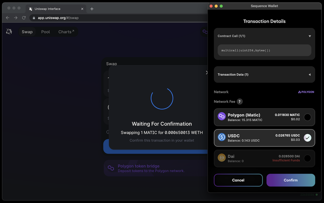 Sequence Wallet chrome谷歌浏览器插件_扩展第1张截图