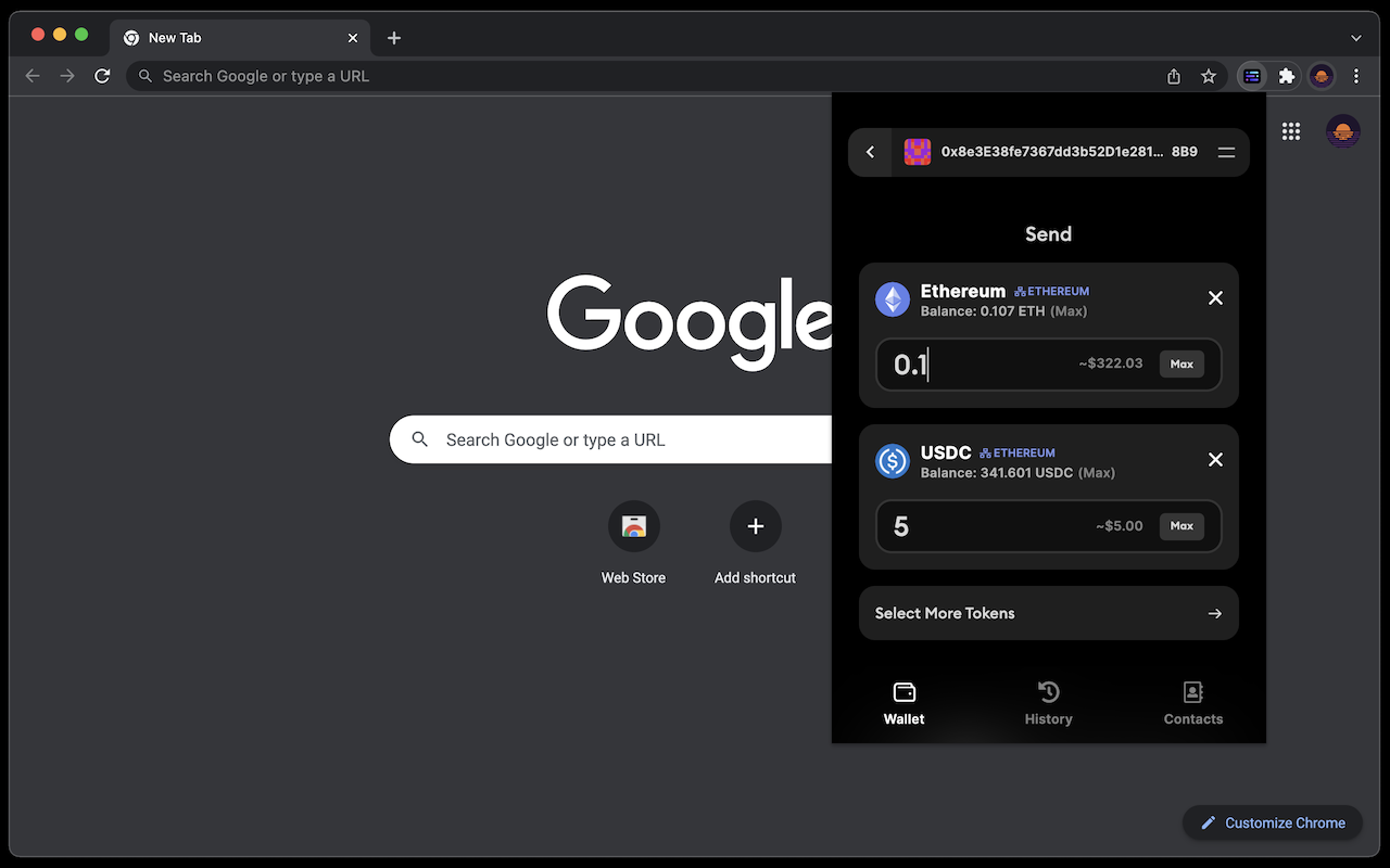 Sequence Wallet chrome谷歌浏览器插件_扩展第2张截图