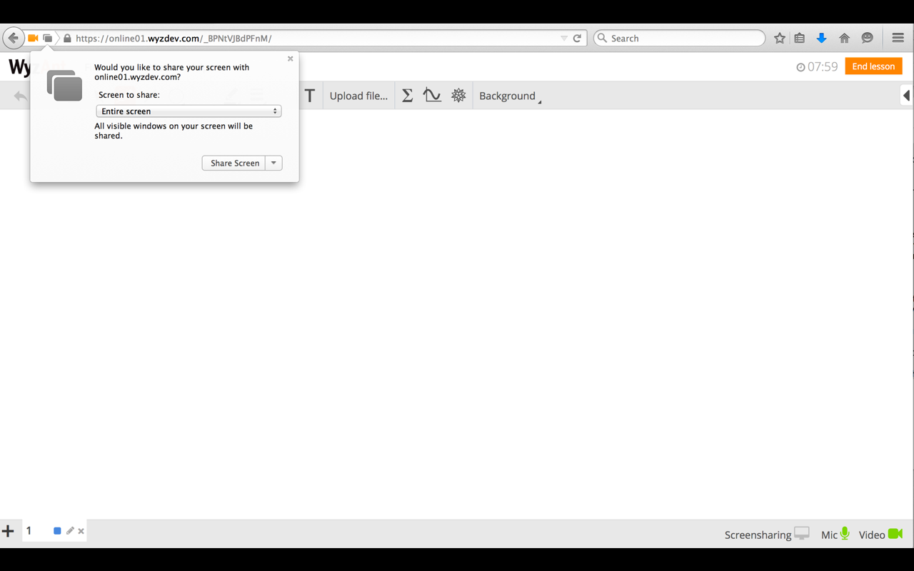 Wyzant Screen Sharing chrome谷歌浏览器插件_扩展第1张截图