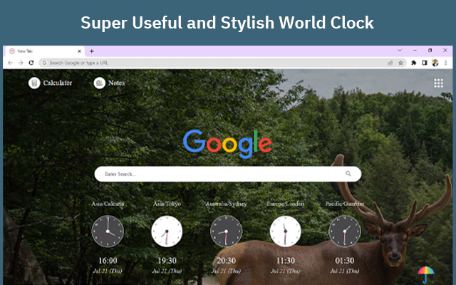 Smart World Clock With All Time Zones chrome谷歌浏览器插件_扩展第4张截图