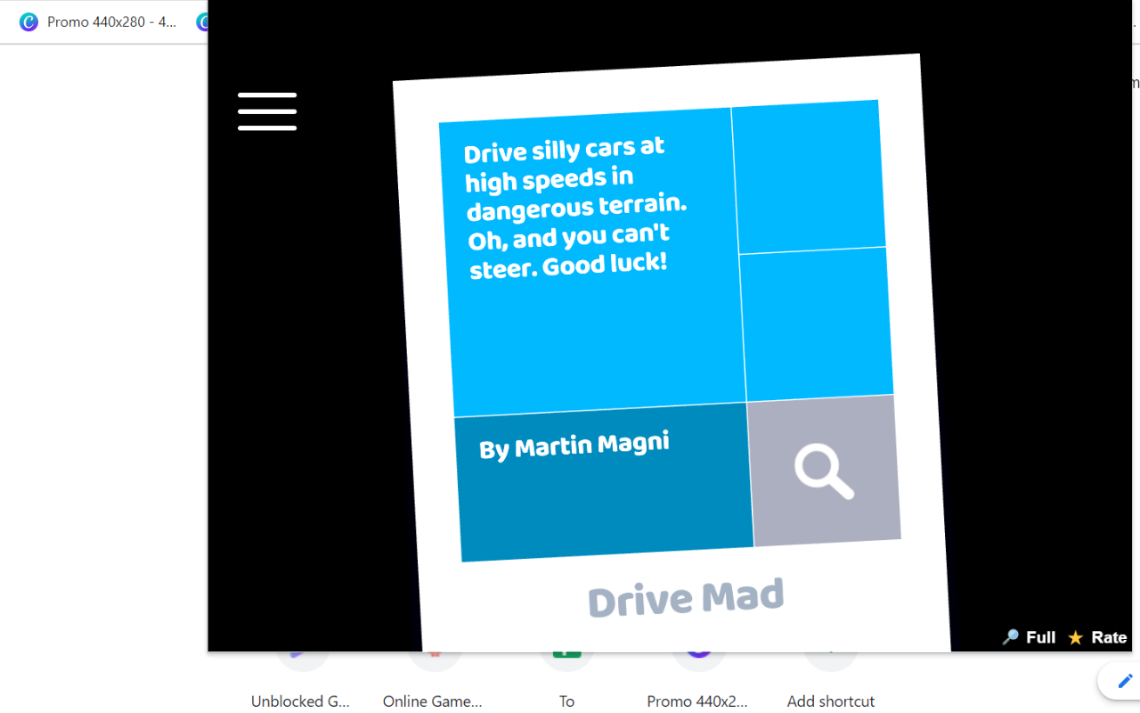 Drive Mad Unblocked Game chrome谷歌浏览器插件_扩展第1张截图