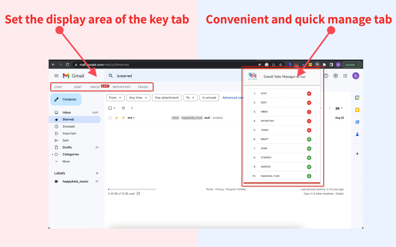 Gmail Tabs Manager chrome谷歌浏览器插件_扩展第2张截图