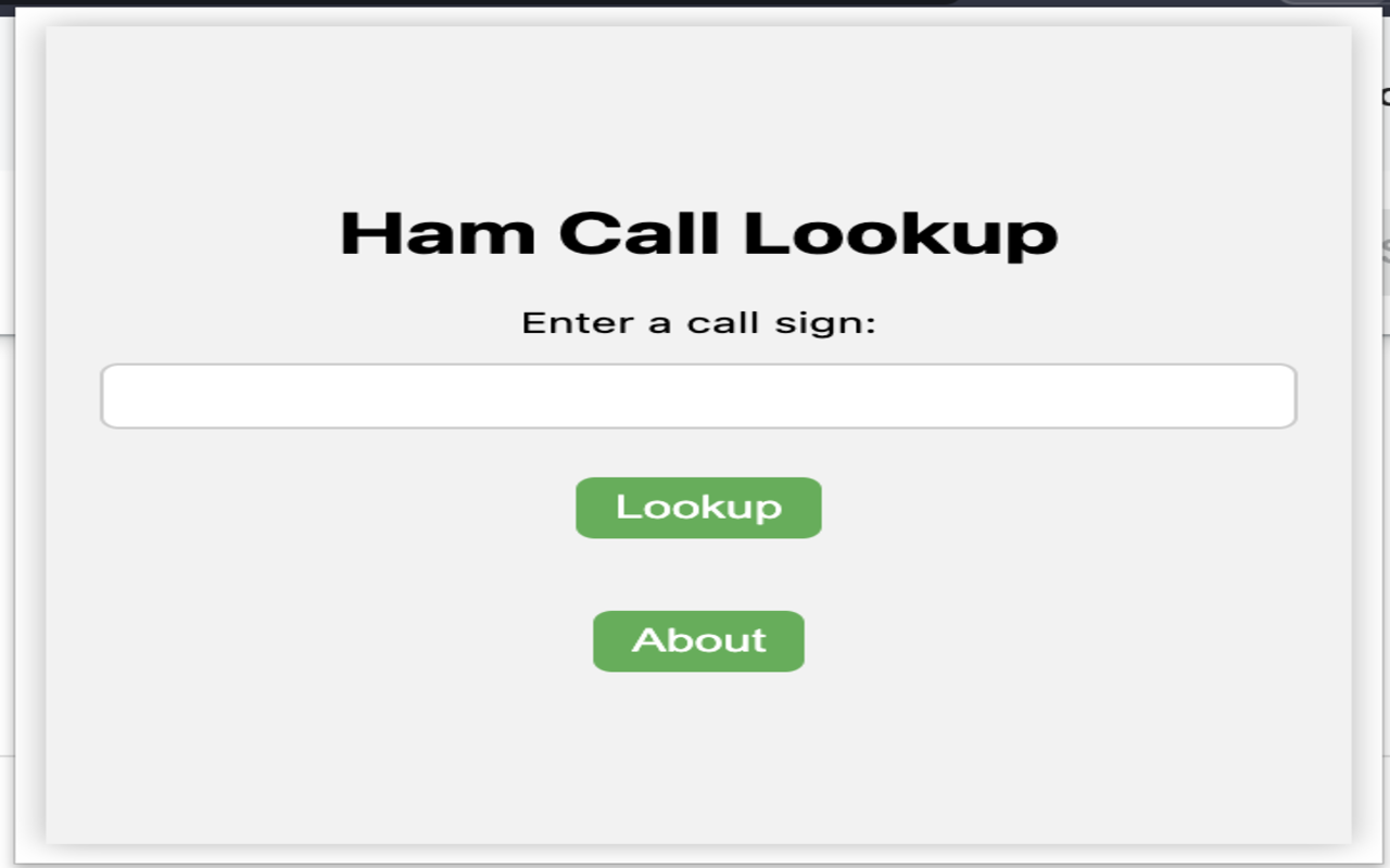 Ham Call Lookup chrome谷歌浏览器插件_扩展第1张截图