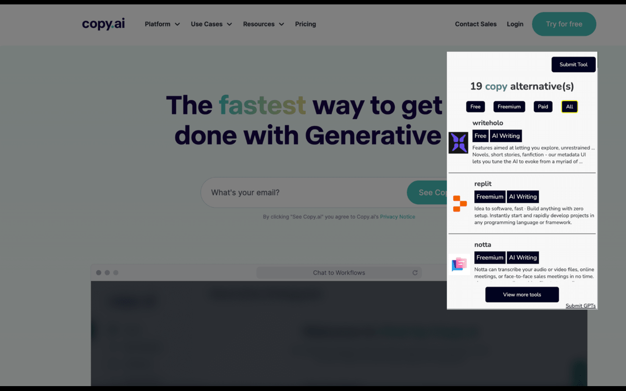 BetterAI - Find the best AI tools chrome谷歌浏览器插件_扩展第2张截图