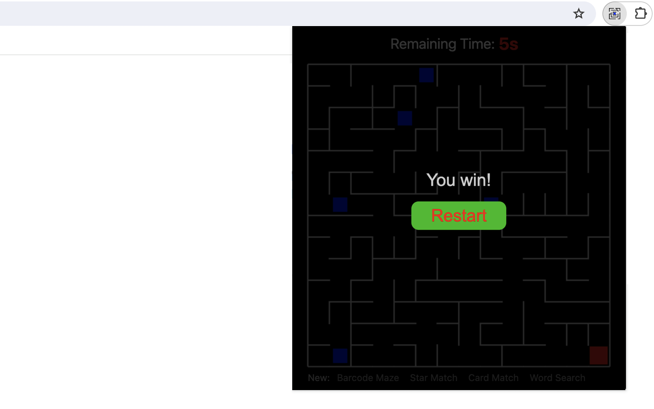 Maze Blocker Game chrome谷歌浏览器插件_扩展第3张截图