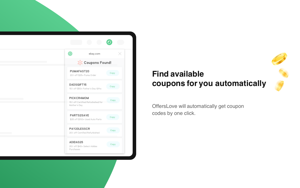 OffersLove Coupon Finder chrome谷歌浏览器插件_扩展第3张截图