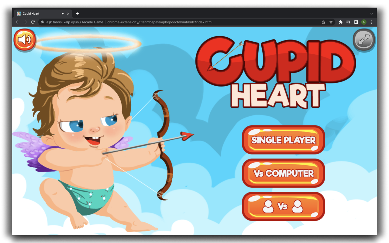 Cupid Heart Game - HTML5 Game chrome谷歌浏览器插件_扩展第1张截图