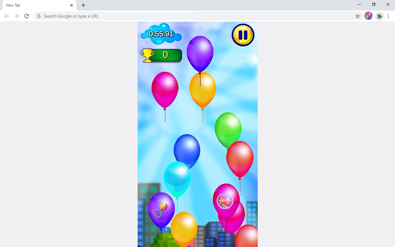 Popping Balloons Casual Game chrome谷歌浏览器插件_扩展第3张截图