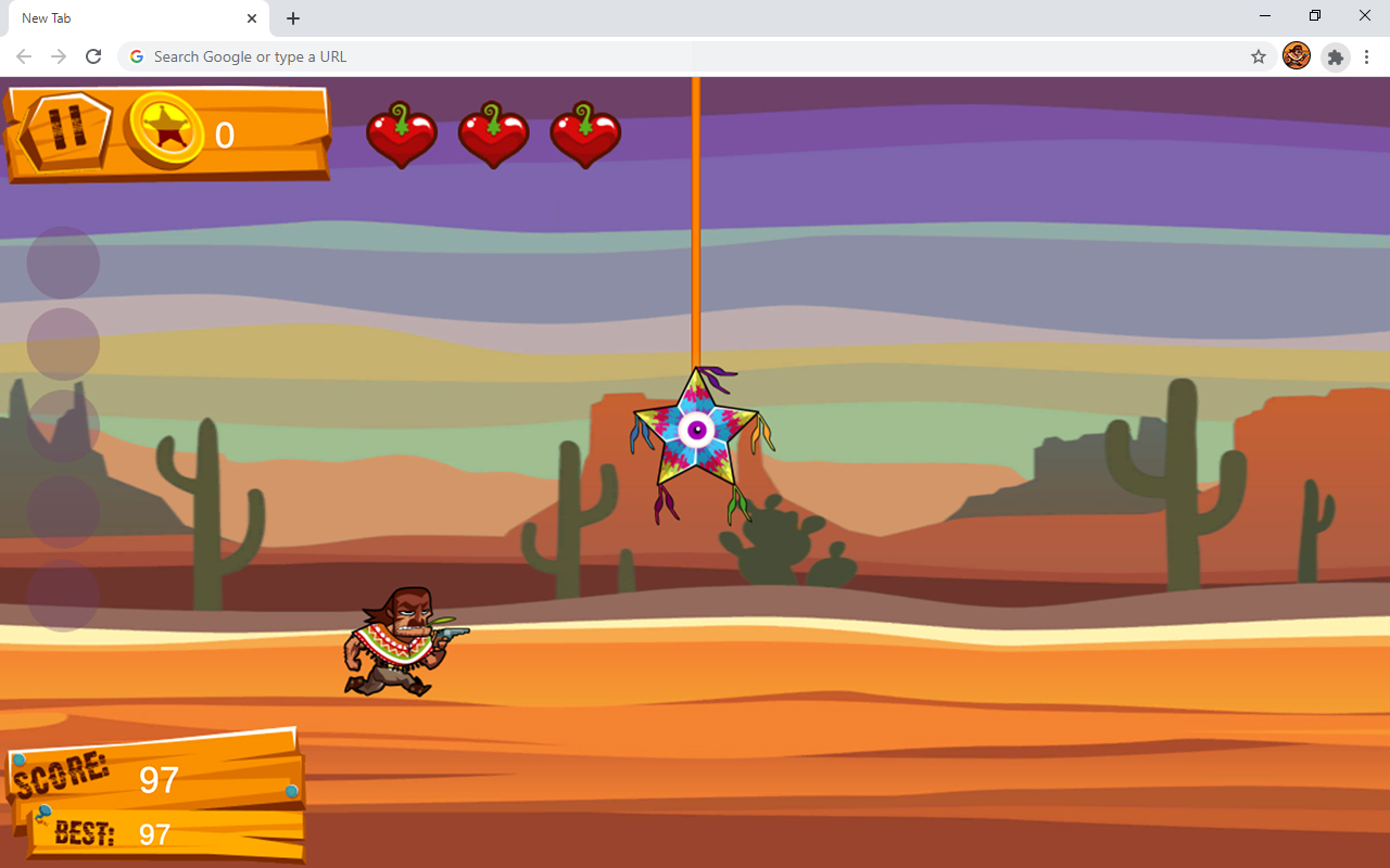 Cowboy Dash Runner Game chrome谷歌浏览器插件_扩展第2张截图