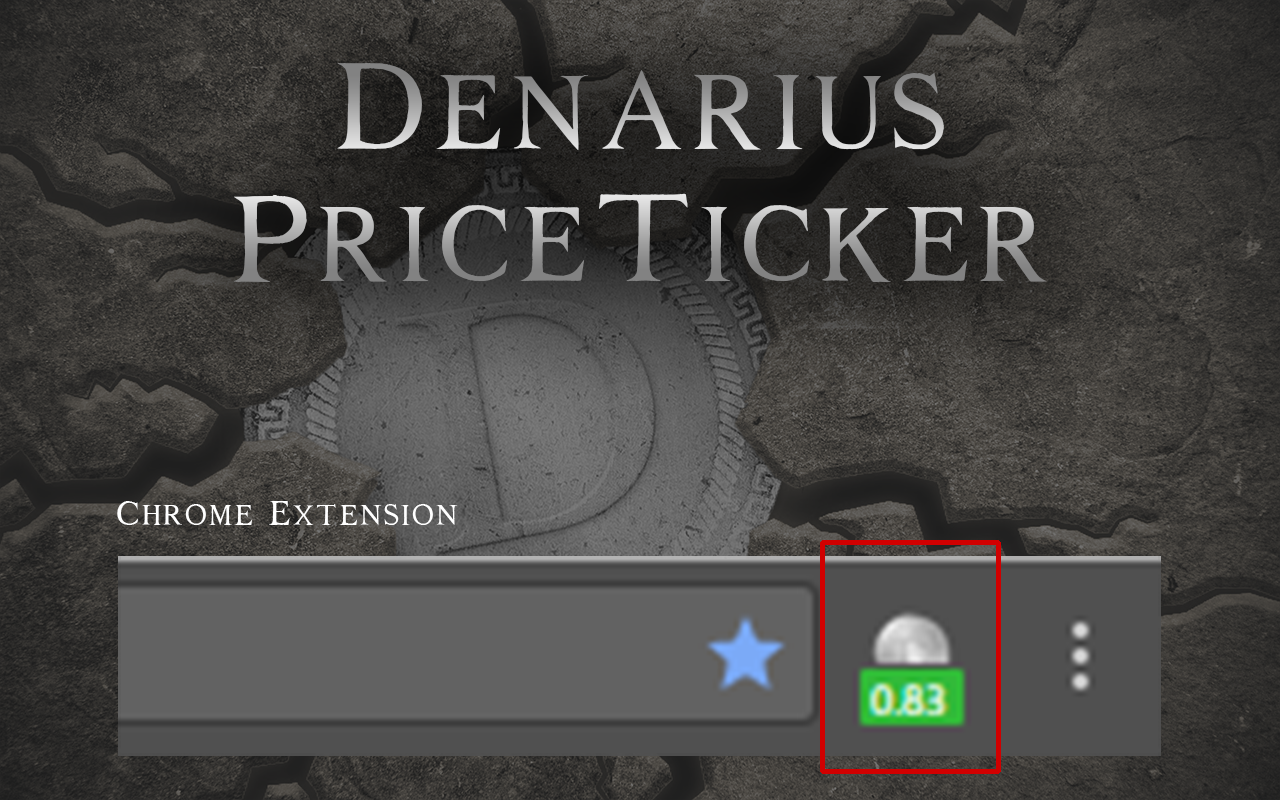 Simple Denarius Ticker chrome谷歌浏览器插件_扩展第1张截图