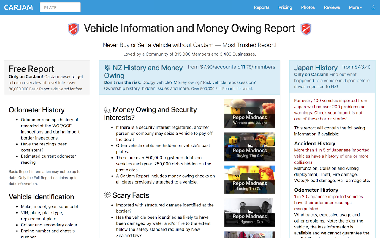 CarJam chrome谷歌浏览器插件_扩展第1张截图