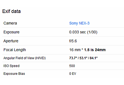 Full Frame (35mm) Focal Length for Flickr chrome谷歌浏览器插件_扩展第4张截图
