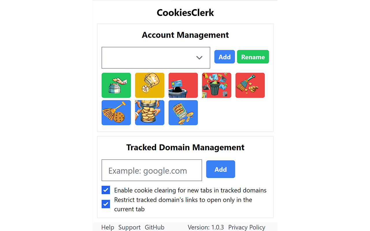 CookiesClerk chrome谷歌浏览器插件_扩展第3张截图