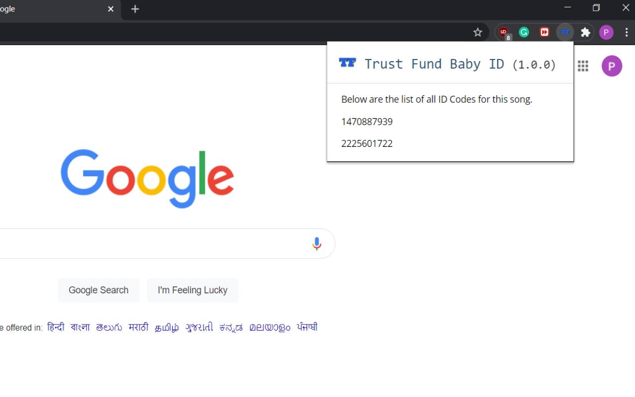 Trust Fund Baby Roblox ID chrome谷歌浏览器插件_扩展第1张截图
