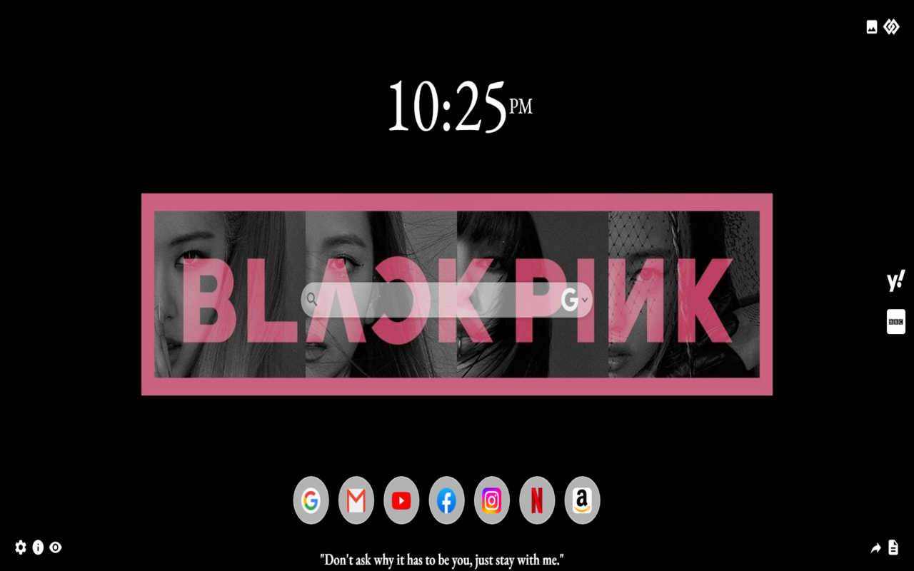 BlackPink MeaVana chrome谷歌浏览器插件_扩展第3张截图