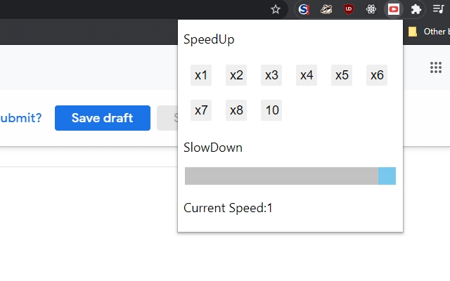Youtube Video Speed UP! chrome谷歌浏览器插件_扩展第1张截图