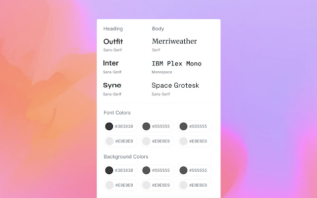 Fontpair chrome谷歌浏览器插件_扩展第1张截图