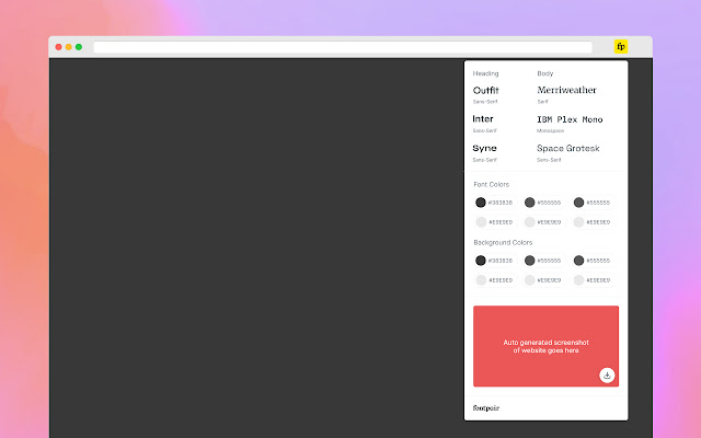 Fontpair chrome谷歌浏览器插件_扩展第2张截图