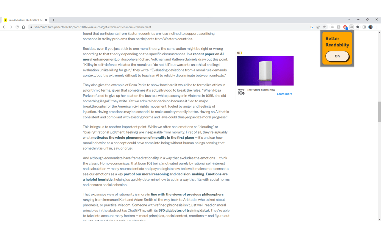 Bionic Reader chrome谷歌浏览器插件_扩展第1张截图