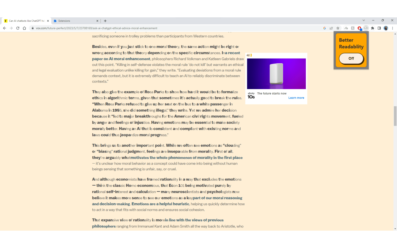 Bionic Reader chrome谷歌浏览器插件_扩展第2张截图