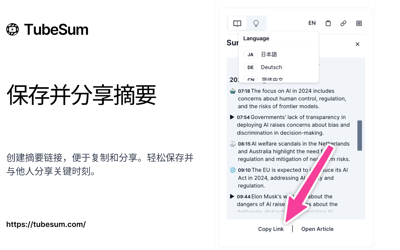 TubeSum chrome谷歌浏览器插件_扩展第5张截图