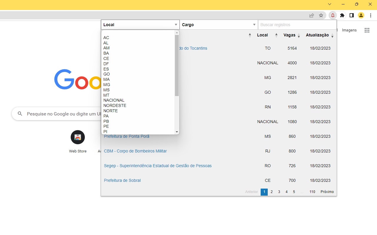 Notifica Concursos chrome谷歌浏览器插件_扩展第2张截图