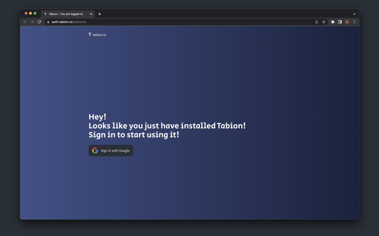 Tabion - tab manager chrome谷歌浏览器插件_扩展第1张截图