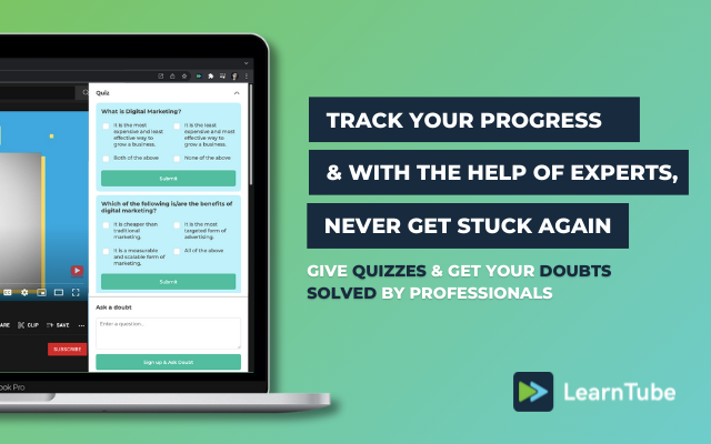 LearnTube - Learn 100+ Skills for Free chrome谷歌浏览器插件_扩展第3张截图