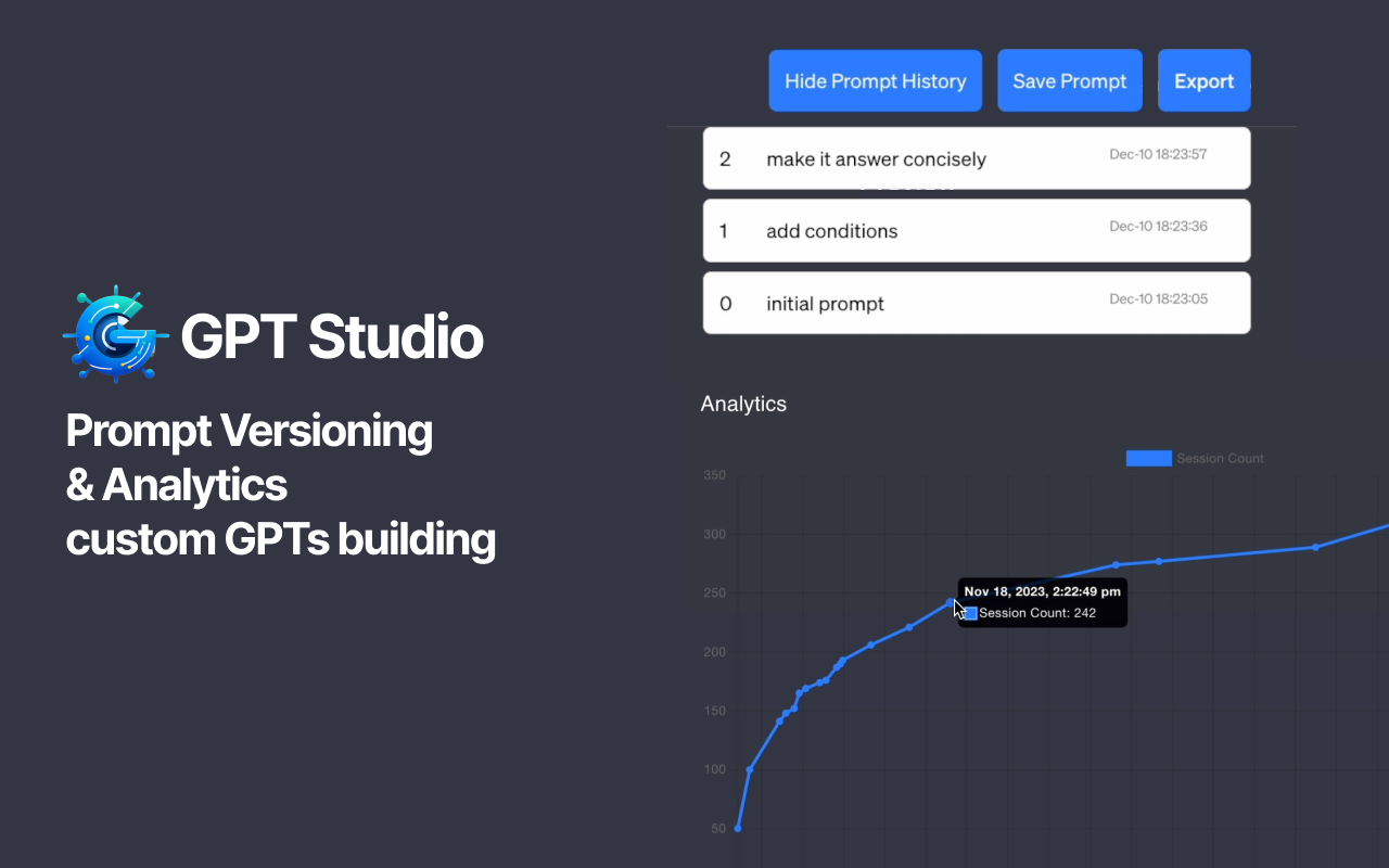 GPT Studio chrome谷歌浏览器插件_扩展第2张截图