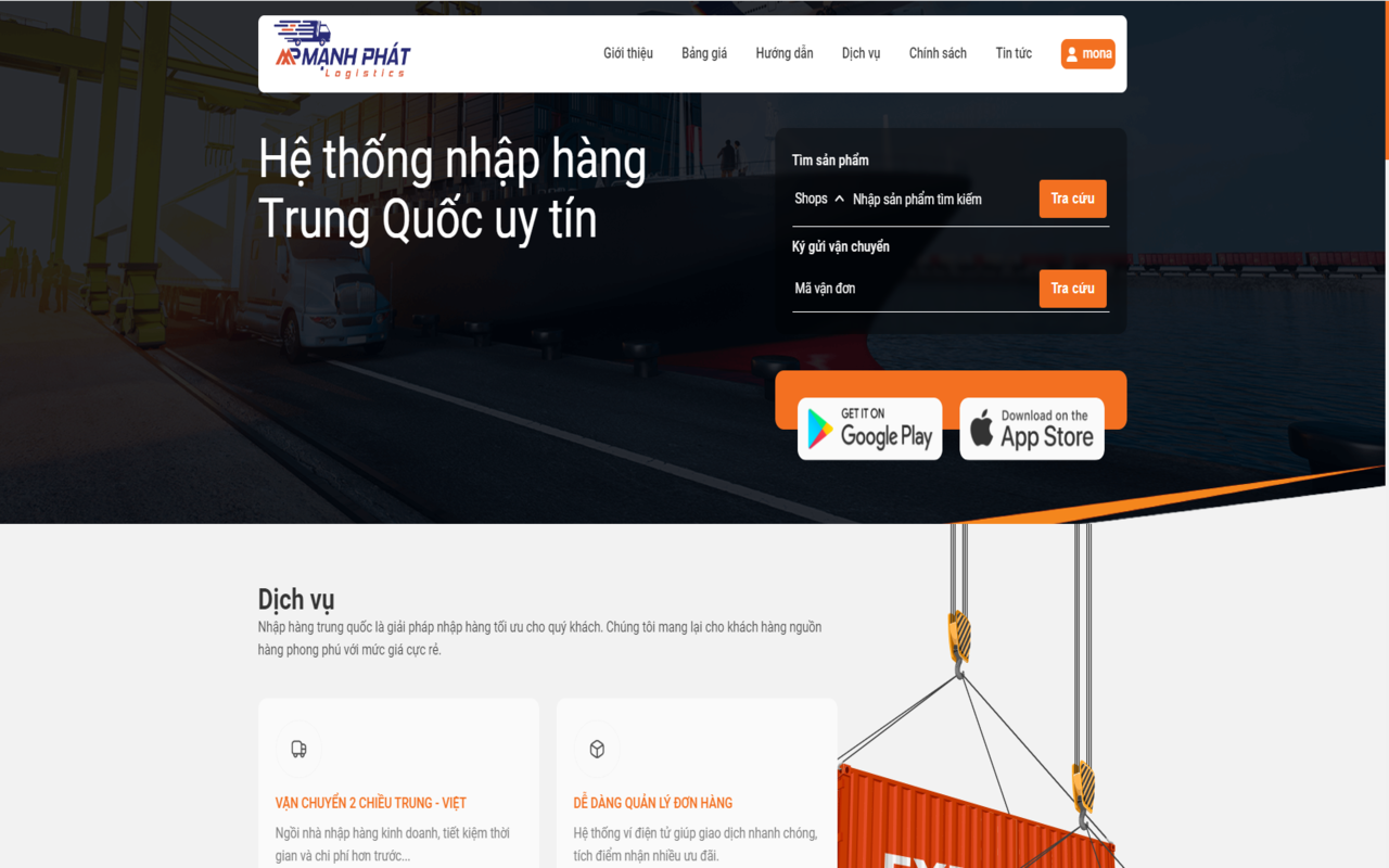 CÔNG CỤ ĐẶT HÀNG MẠNH PHÁT LOGISTICS chrome谷歌浏览器插件_扩展第4张截图