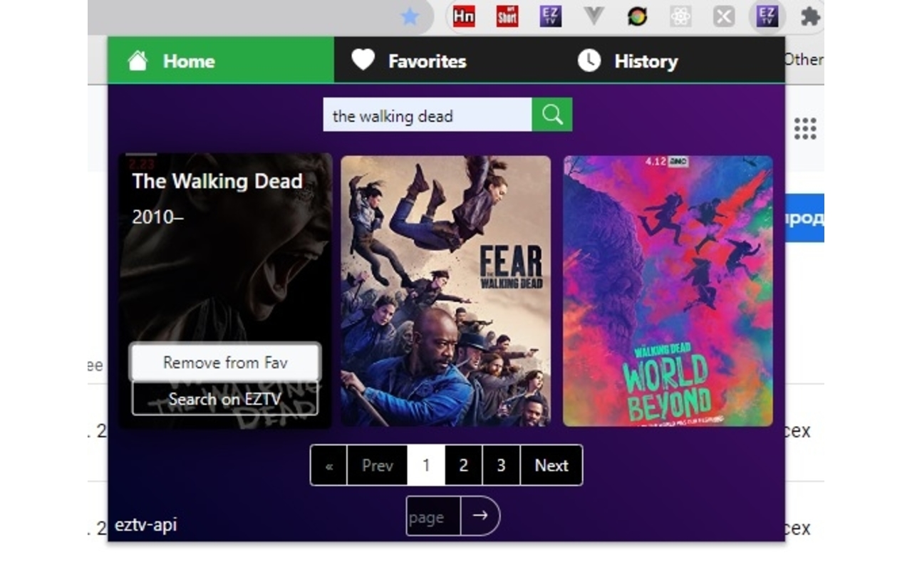 eztv - tv series & shows chrome谷歌浏览器插件_扩展第5张截图