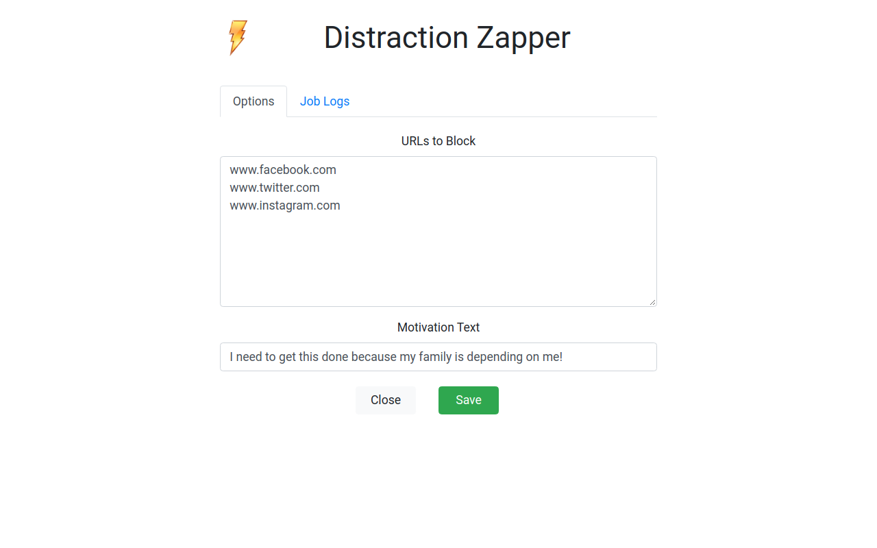 Distraction Zapper chrome谷歌浏览器插件_扩展第2张截图
