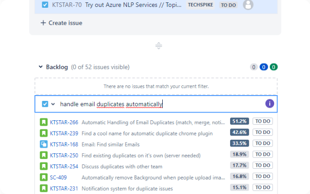 No Duplicate Issues > JIRA Cloud chrome谷歌浏览器插件_扩展第1张截图