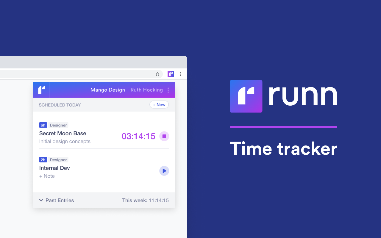 Runn Time Tracker chrome谷歌浏览器插件_扩展第1张截图