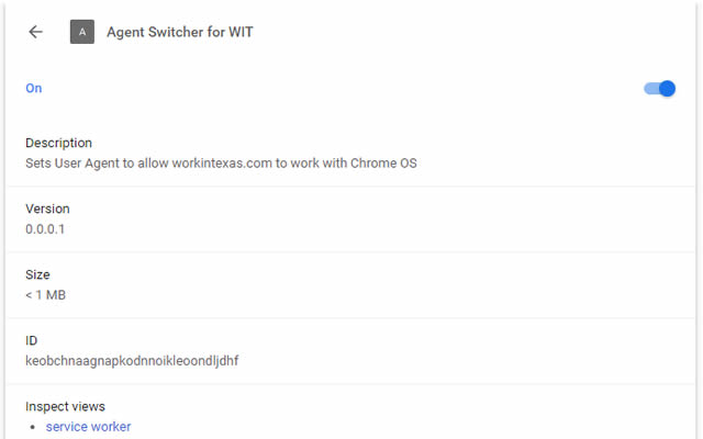 Agent Switcher for WIT chrome谷歌浏览器插件_扩展第1张截图