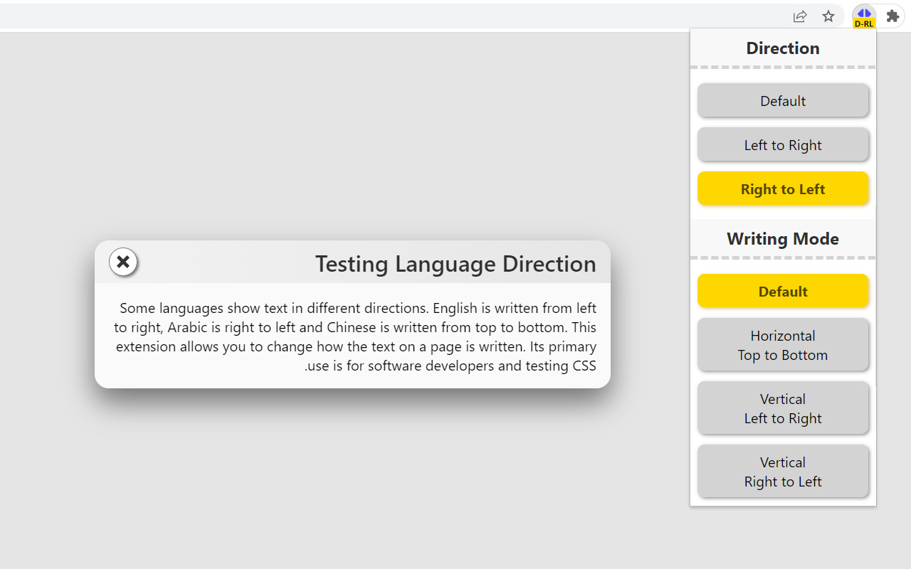 Language Direction chrome谷歌浏览器插件_扩展第3张截图