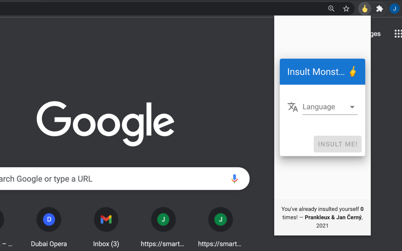 Insult Monster chrome谷歌浏览器插件_扩展第1张截图