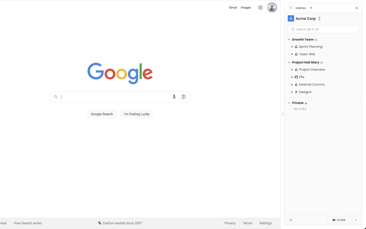 sidenav chrome谷歌浏览器插件_扩展第1张截图