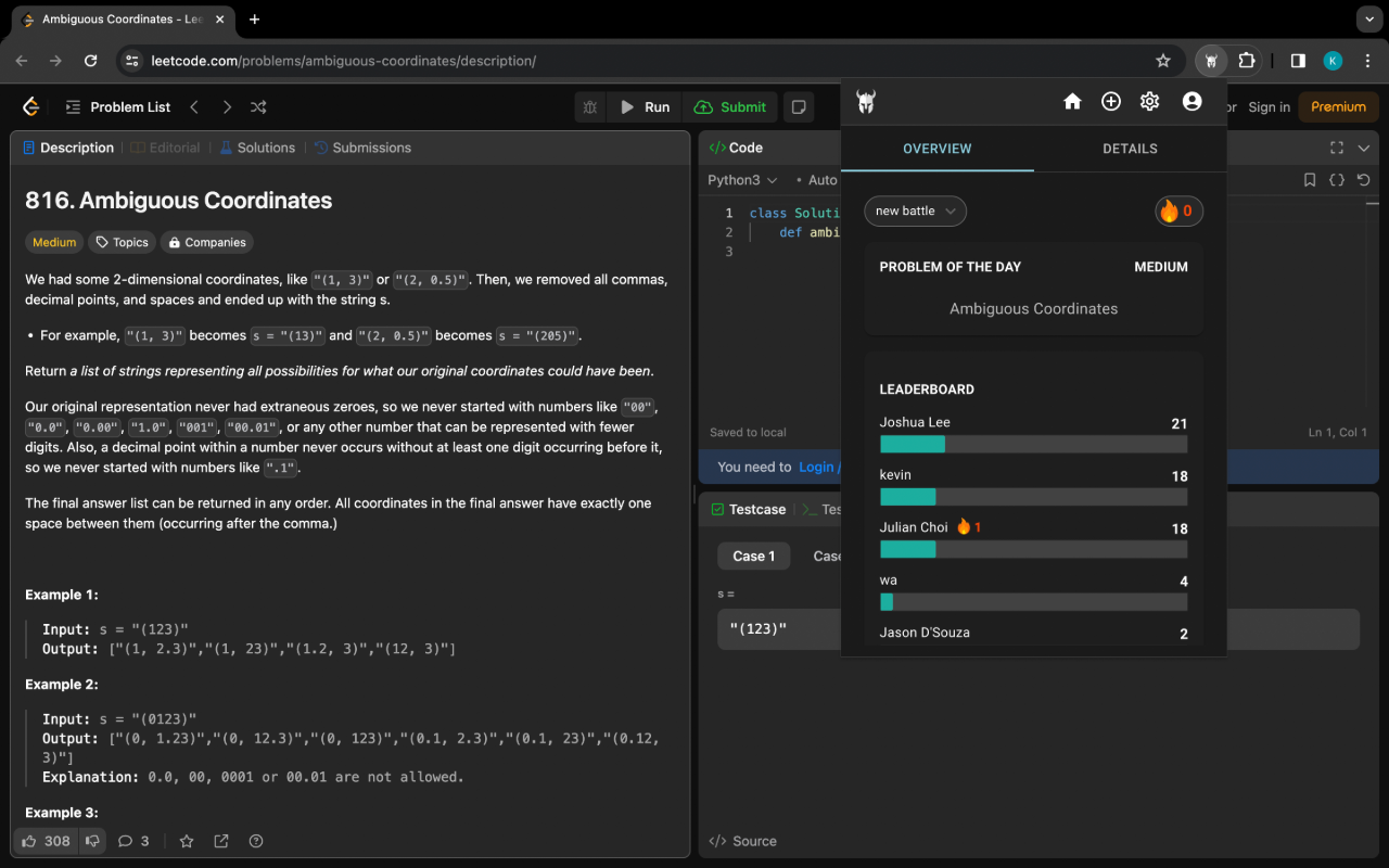 LeetBrawls chrome谷歌浏览器插件_扩展第4张截图