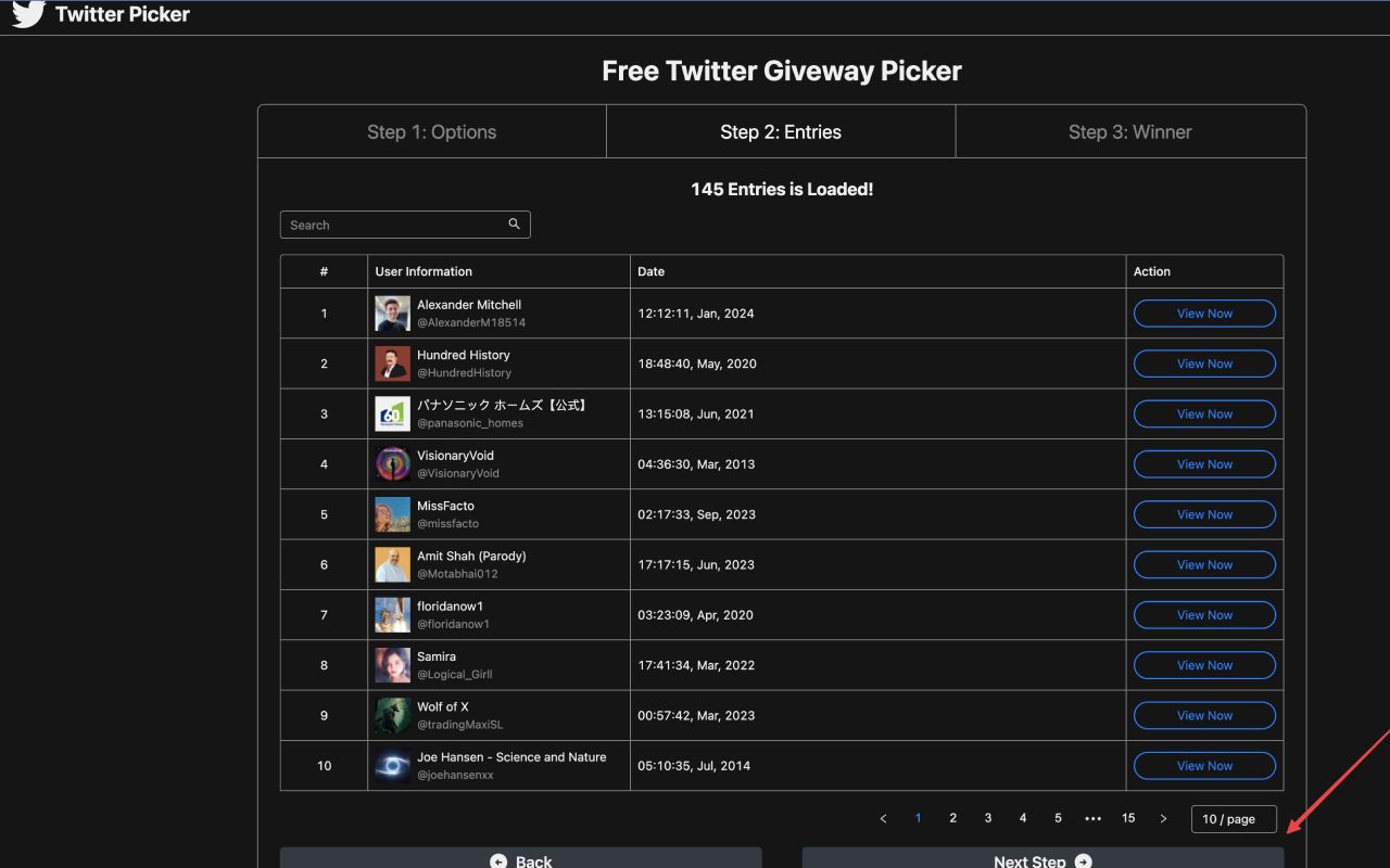Twitter™ Picker - Twitter Giveaway Picker chrome谷歌浏览器插件_扩展第2张截图
