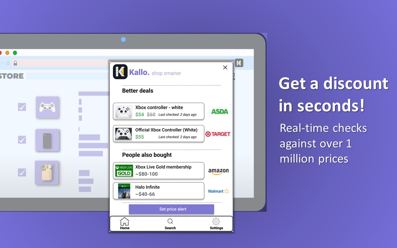 Kallo: Never miss a better price chrome谷歌浏览器插件_扩展第1张截图