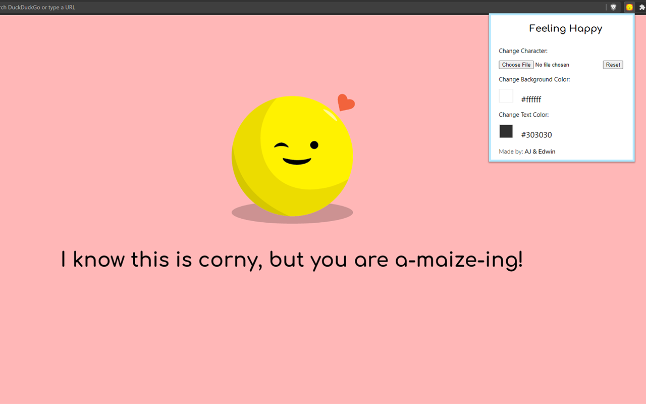 Feeling Happy chrome谷歌浏览器插件_扩展第1张截图