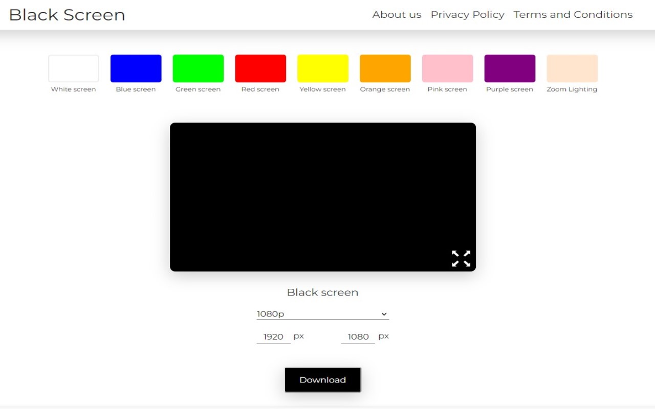 Black Screen Test | Online Tool chrome谷歌浏览器插件_扩展第1张截图