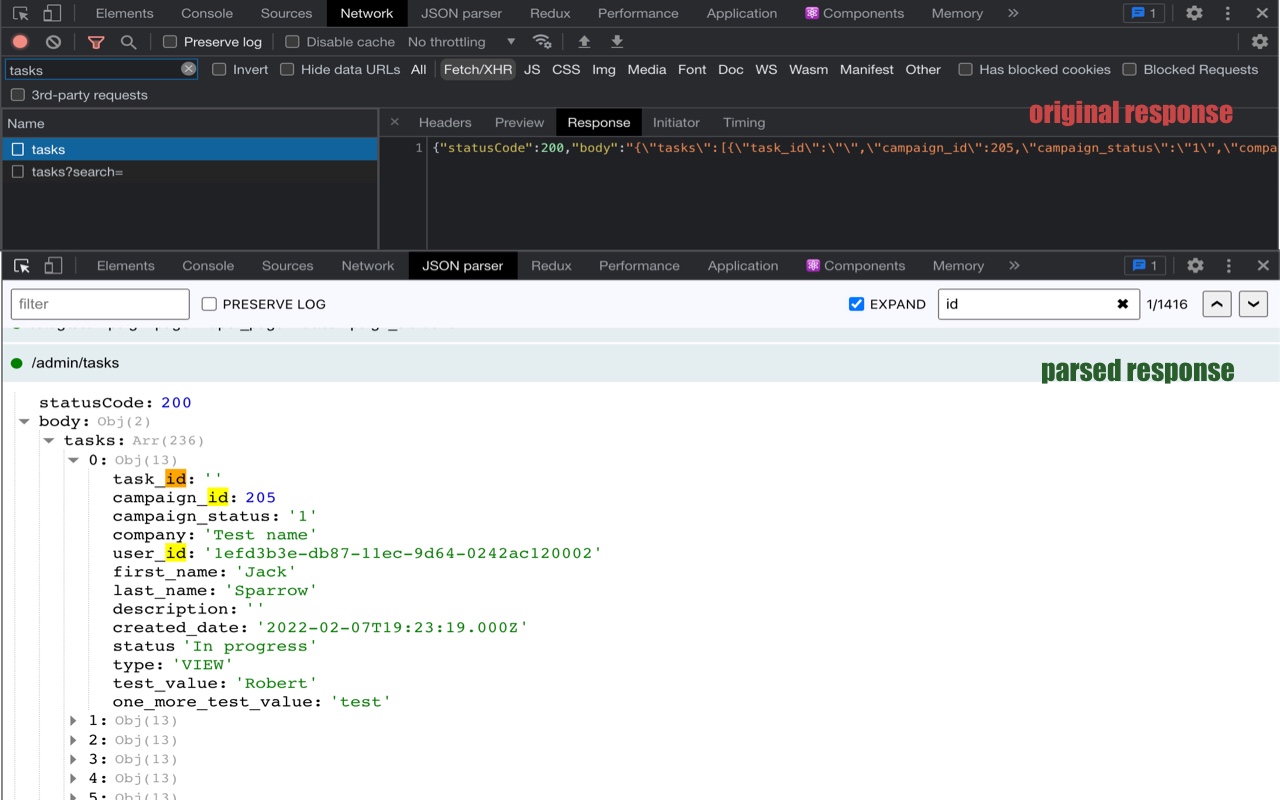 JSON Response Viewer chrome谷歌浏览器插件_扩展第1张截图