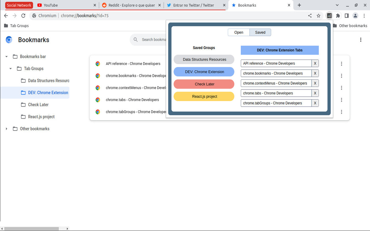 Tab Groups to Bookmarks chrome谷歌浏览器插件_扩展第3张截图
