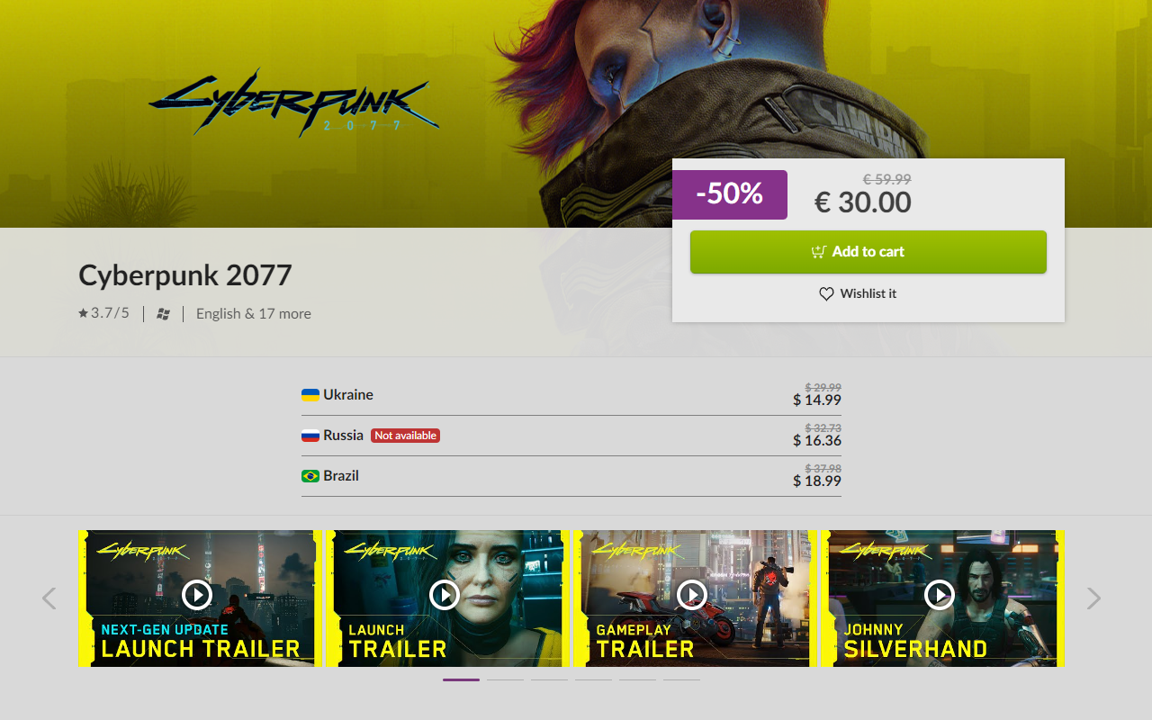 GOG Prices chrome谷歌浏览器插件_扩展第1张截图