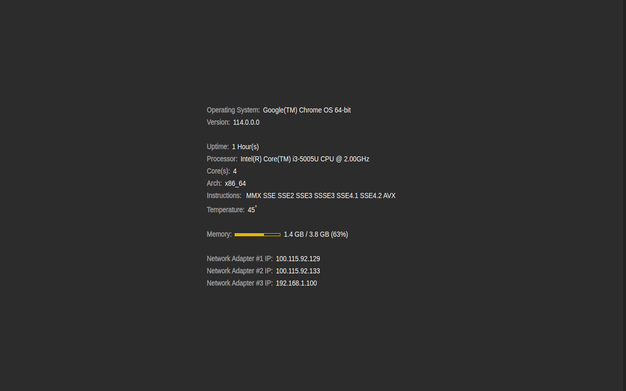 SysMonitor chrome谷歌浏览器插件_扩展第3张截图