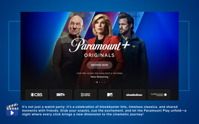 Paramount Plus Watch Party chrome谷歌浏览器插件_扩展第3张截图