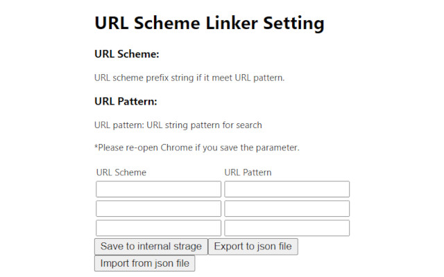 URL Scheme Linker chrome谷歌浏览器插件_扩展第1张截图